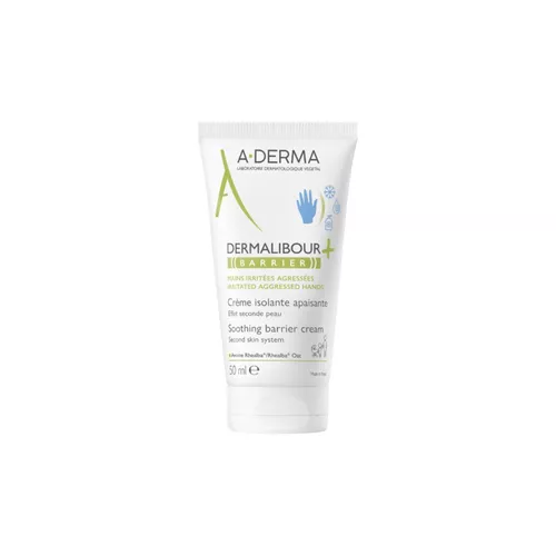 A-Derma - Dermalibour + Barrier, łagodzący krem izolujący, 50 ml