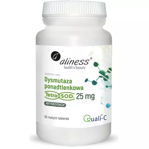 Aliness Dysmutaza ponadtlenkowa Tetra Sod, 60 tabletek