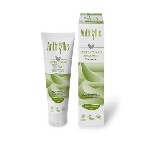 Anthyllis - nawilżające mleczko do ciała z zieloną herbatą i organicznym masłem shea, 150 ml