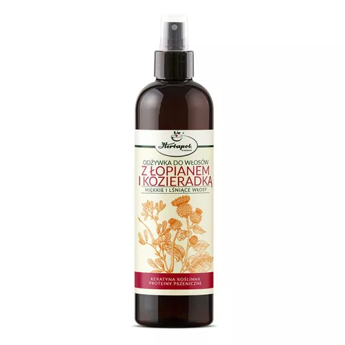 Herbapol Kraków - odżywka do włosów z łopianem i kozieradką, 250 ml