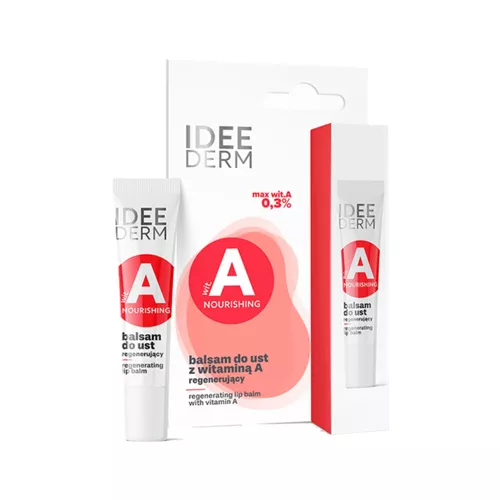 IDEE DERM - balsam do ust ochronny z witaminą A, 12 ml