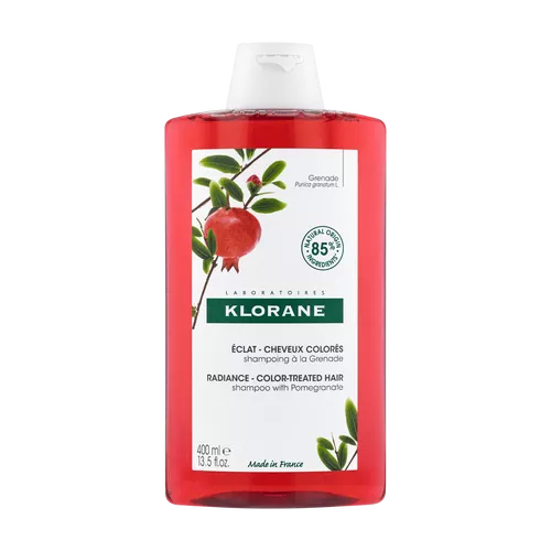 KLORANE - szampon na bazie wyciągu z granatu, do włosów farbowanych, 400 ml
