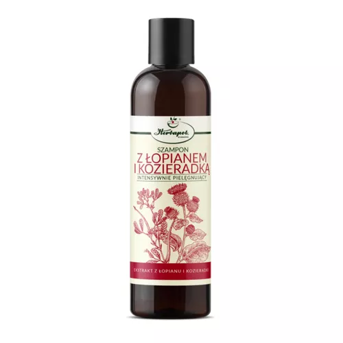 Herbapol - szampon z łopianem i kozieradką, 250 ml
