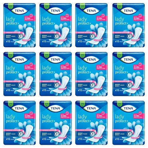 ZESTAW: 12 x TENA lady MAXI - pieluchy anatomiczne, 12 sztuk