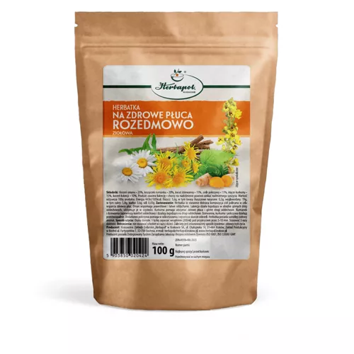 Herbapol Kraków Herbatka fix, Na Zdrowe Płuca Rozedmowo, 100 g