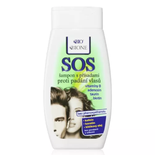 BIONE - szampon SOS, przeciw wypadaniu włosów, 260 ml
