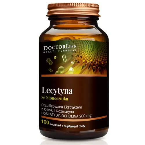 Doctor Life Lecytyna ze słonecznika, 100 kapsułek