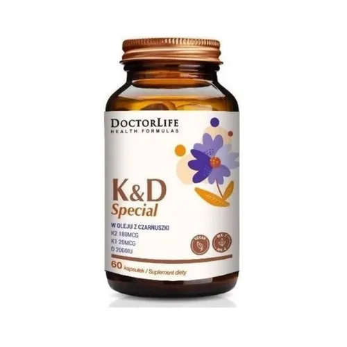 Doctor Life K2 D3 Special 200/2000, 60 kapsułek