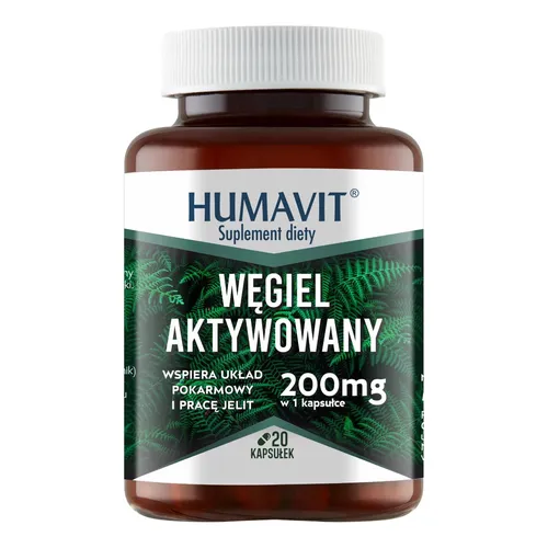 Humavit, Węgiel Aktywowany, 20 kapsułek