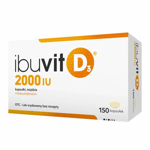 Ibuvit D3 2000 IU, 150 kapsułek