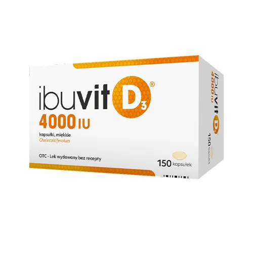 Ibuvit D3 4000 IU, 150 kapsułek