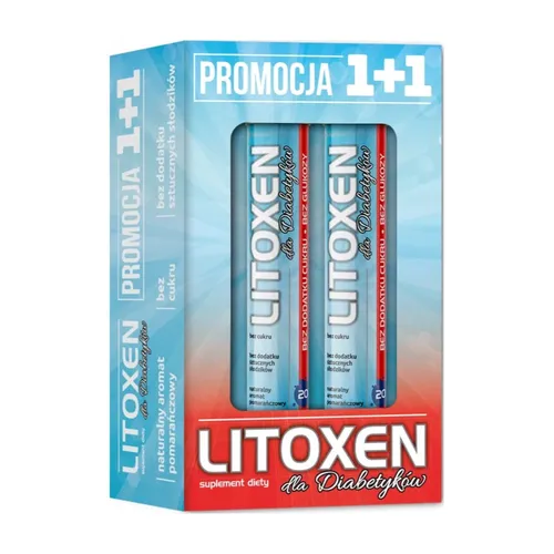 ZESTAW: Litoxen dla Diabetyków 1+1, 40 tabletek