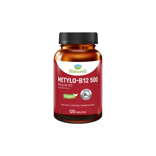 Naturell, Metylo-B12 500, 120 tabletek