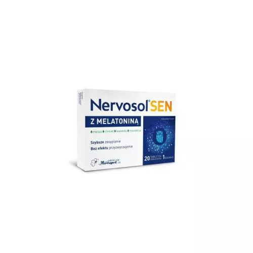 Nervosol Sen Z Melatoniną, 20 tabletek