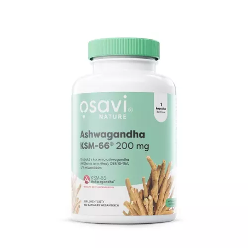 Osavi, Ashwagandha KSM-66 (200 mg), 120 kapsułek