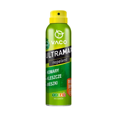 VACO - ULTRAMAX spray na komary, kleszcze i meszki, 170 ml