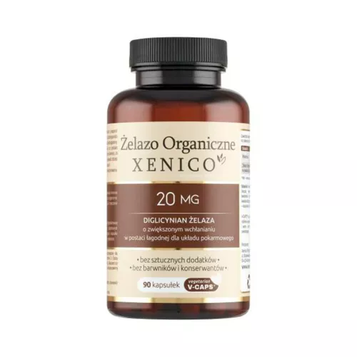 Xenico Żelazo Organiczne, 90 kapsułek