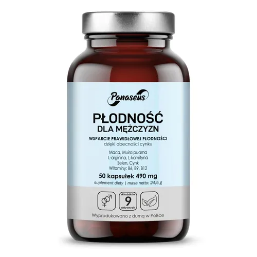 Panaseus Płodność dla mężczyzn, 50 kapsułek