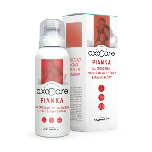 AxoCare - pianka na oparzenia, podrażnienia i stany zapalne skóry, 85 ml