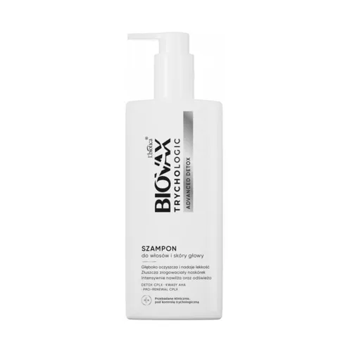 BIOVAX Trychologic - szampon do włosów i skóry głowy, Advanced Detox, 200 ml