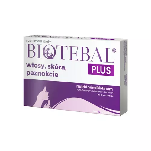 Biotebal Plus włosy, skóra, paznokcie, 40 tabletek