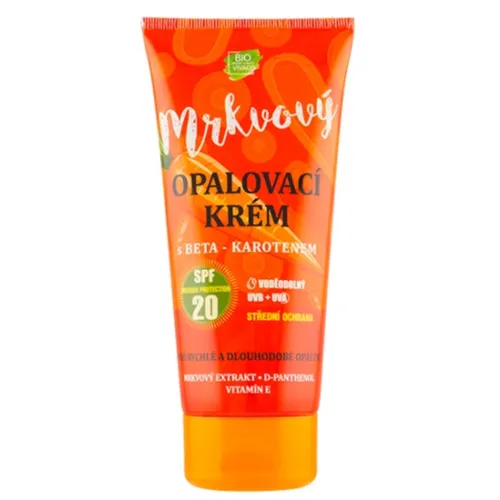 VIVACO - krem przeciwsłoneczny z ekstraktem z marchwii SPF20, 200 ml