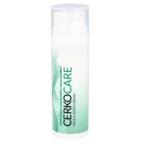Cerkocare - kojący krem z pantenolem i niacynamidem do twarzy i ciała, 50 ml