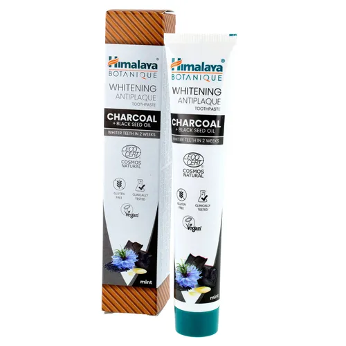 Himalaya - pasta do zębów, Węgiel Aktywny i Olej z Czarnuszki, 75 ml