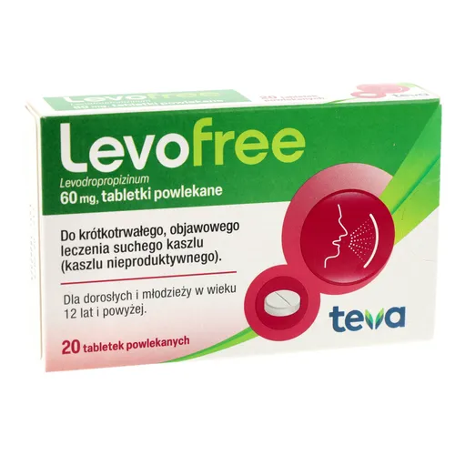 Levofree 60 mg, 20 tabletek