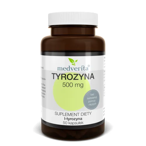 Medverita Tyrozyna 500 mg, 50 kapsułek