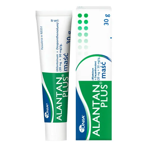 Alantan Plus (20 mg + 50 mg)/g, maść,  30 g