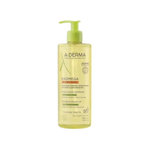 A-Derma Exomega Control - olejek emolient pod prysznic, 500 ml