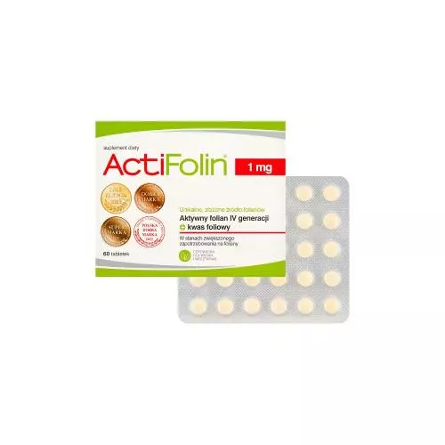 Actifolin 1 mg, 60 tabletek