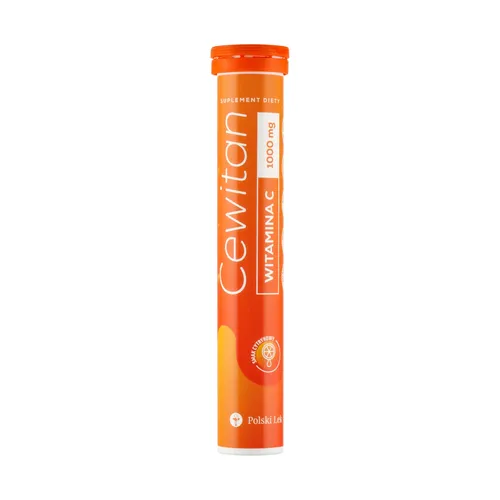 Cewitan Witamina C 1000 mg, smak cytrynowy, 24 tabletki musujące
