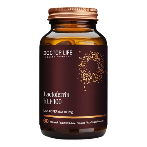 Doctor Life Laktoferyna bLF 100, 60 kapsułek