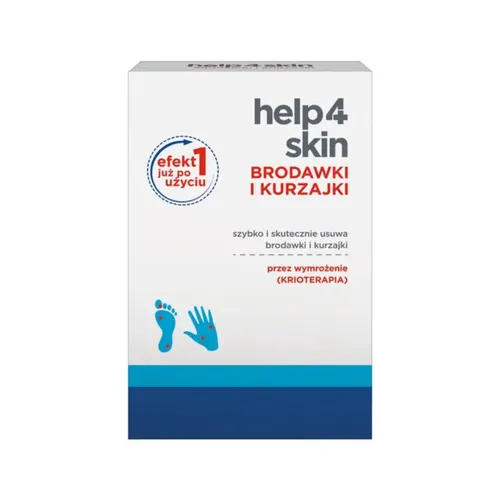 Help4skin Brodawki i Kurzajki - preparat do usuwania brodawek i kurzajek, 50 ml
