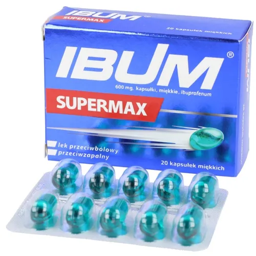 Ibum Supermax 600 mg, 20 kapsułek