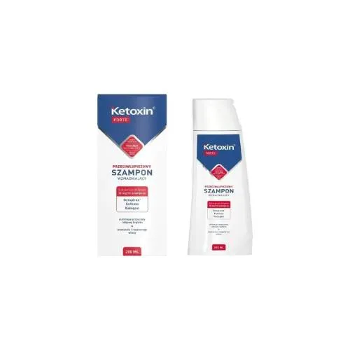 Ketoxin Forte - szampon przeciwłupieżowy wzmacniający, 200 ml