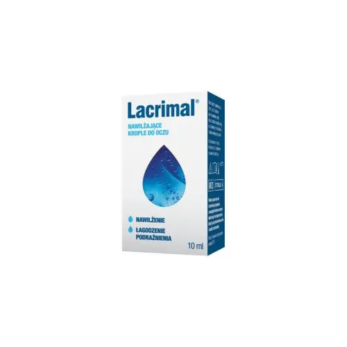 Lacrimal - nawilżające krople do oczu, 10 ml