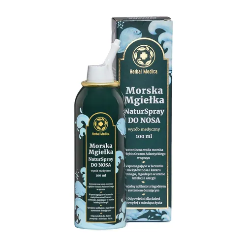 Herbal Medica - Morska Mgiełka NaturSpray do nosa, 100 ml