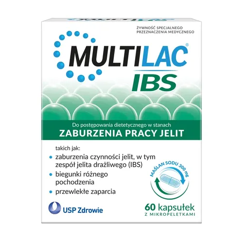 Multilac IBS maślan sodu 300 mg 60 kapsułek