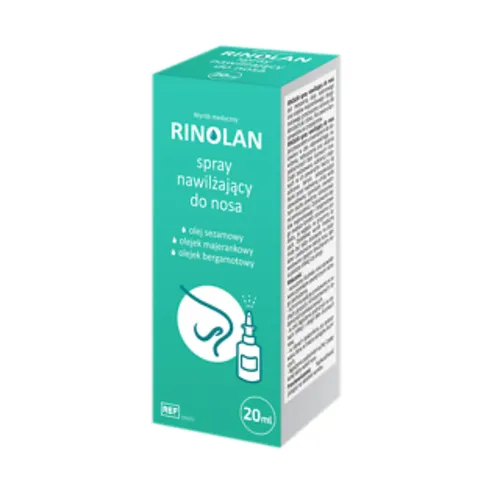Rinolan Spray do nosa nawilżający, 20 ml
