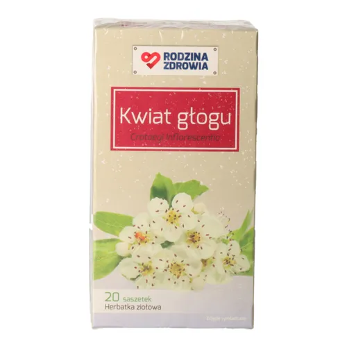 Rodzina Zdrowia Kwiat głogu, herbatka ziołowa, 20 saszetek
