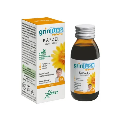 Aboca Grintuss Pediatric syrop na kaszel mokry i suchy, 180 g