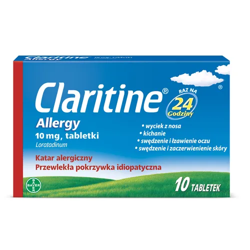 Claritine Allergy 10 mg, 10 tabletek