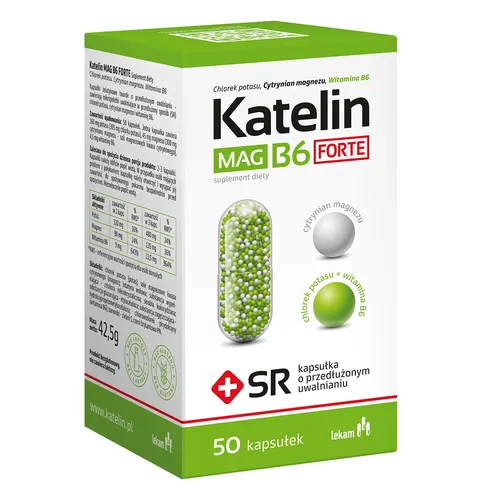 Katelin MAG B6 Forte, 50 kapsułek