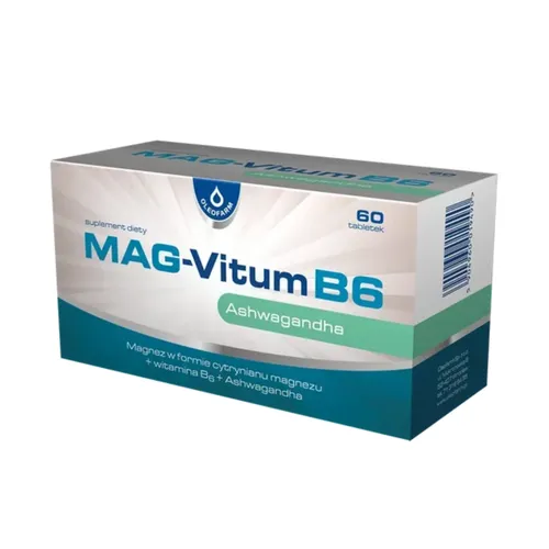 Mag-Vitum B6 Ashwagandha, 60 tabletek