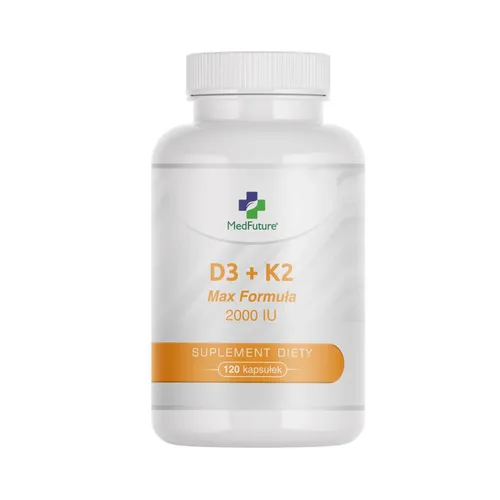 MedFuture Witamina D3 + K2, 120 kapsułek