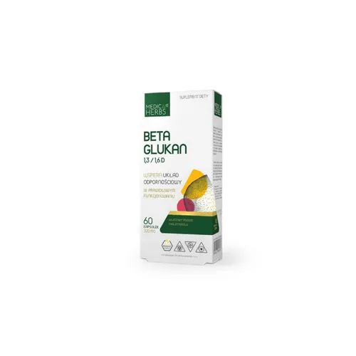 Medica Herbs Beta Glukan, 60 kapsułek