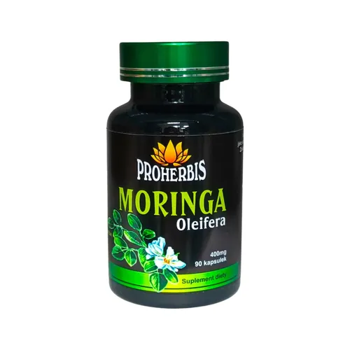 Proherbis Moringa Oleifera 400 mg, 90 kapsułek